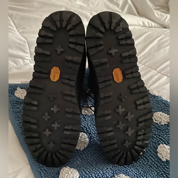 Vibram men’s size 9R black leather steel toe combat/work boots - Picture 6 of 7